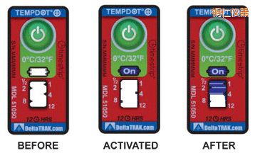 銅仁溫度指示標(biāo)簽 累計上升時間/溫度的標(biāo)簽